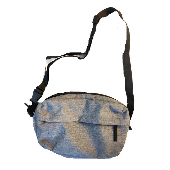 Muji Water Repellent Crossbody Shoulder Bag - Dark Gray - Picture 1 of 6